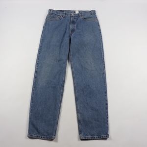90s Levis Mens 36x34 550 Relaxed Fit Jeans Blue